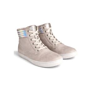 Timberland Dausette Sneaker Boots Gray Iridescent Collar Leather 6